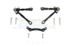 Traxxas Ford GT 4-Tec 2.0 (83056-4) Aluminum Front Tie Rods With Stabilizer For C Hub - 3Pc Set Black