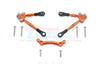 Traxxas Ford GT 4-Tec 2.0 (83056-4) Aluminum Front Tie Rods With Stabilizer For C Hub - 3Pc Set Orange