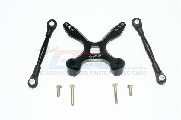 Traxxas Ford GT 4-Tec 2.0 (83056-4) Aluminum Rear Tie Rods With Stabilizer - 3Pc Set Black