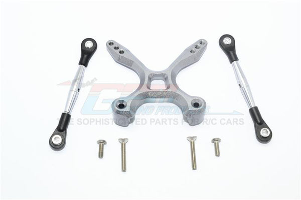 Traxxas Ford GT 4-Tec 2.0 (83056-4) Aluminum Rear Tie Rods With Stabilizer - 3Pc Set Gray Silver