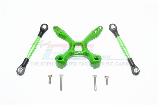 Traxxas Ford GT 4-Tec 2.0 (83056-4) Aluminum Rear Tie Rods With Stabilizer - 3Pc Set Green