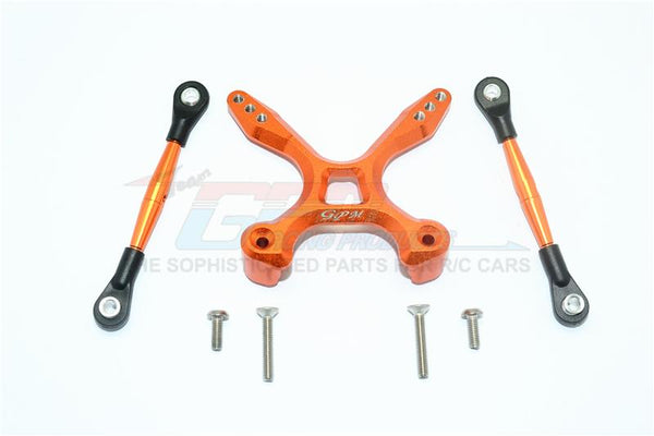 Traxxas Ford GT 4-Tec 2.0 (83056-4) Aluminum Rear Tie Rods With Stabilizer - 3Pc Set Orange