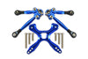 Aluminum Rear Tie Rods With Stabilizer Car Tie Rods For 1/10 Traxxas Ford GT 4-Tec 2.0 83056-4 / 4-Tec 3.0 93054-4 - 1 Set Blue