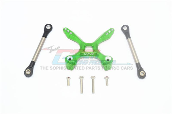 Traxxas Ford GT 4-Tec 2.0 (83056-4) Titanium Rear Tie Rods With Stabilizer - 7Pc Set Green