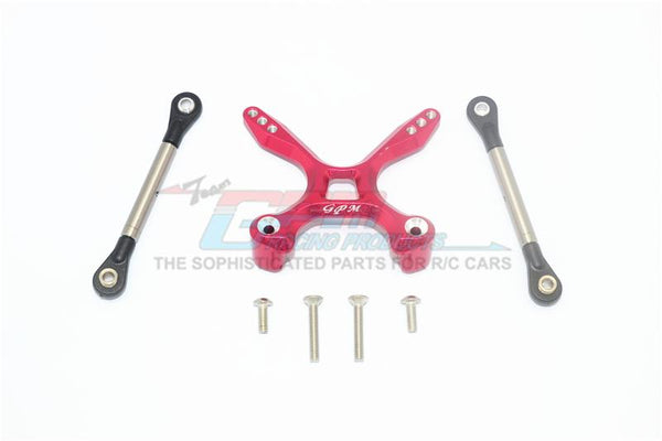 Traxxas Ford GT 4-Tec 2.0 (83056-4) Titanium Rear Tie Rods With Stabilizer - 7Pc Set Red