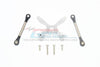 Traxxas Ford GT 4-Tec 2.0 (83056-4) Titanium Rear Tie Rods With Stabilizer - 7Pc Set Silver