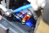 Aluminum Servo Saver With Aluminum Steering Link For 1/10 Traxxas Ford GT 4-Tec 2.0 83056-4 / 4-Tec 3.0 93054-4 - 6Pc Set Orange