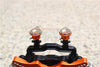 Traxxas Ford GT 4-Tec 2.0 (83056-4) Aluminum Front & Rear Magnetic Body Mount - 4Pc Set Orange