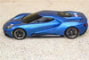 Traxxas Ford GT 4-Tec 2.0 (83056-4) Aluminum Front & Rear Magnetic Body Mount - 4Pc Set Blue