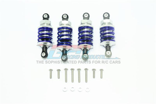 Traxxas Ford GT 4-Tec 2.0 (83056-4) Aluminum Front (50mm) + Rear (47mm) Oil Filled Dampers - 4Pc Set Silver