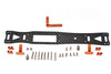 Carbon Fiber + Aluminum Sub Chassis For Tamiya 1/10 4WD TA08 PRO 58693 - 27Pc Set Orange