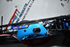 Carbon Fiber (Blue) + Aluminum Sub Chassis For Tamiya 1/10 4WD TA08 PRO 58693 – 27Pc Set Silver