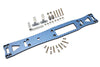 Carbon Fiber (Blue) + Aluminum Sub Chassis For Tamiya 1/10 4WD TA08 PRO 58693 – 27Pc Set Silver