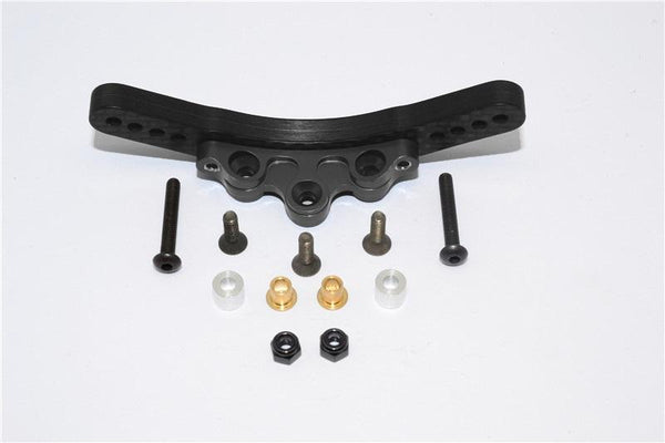 Tamiya TB04 Graphite Front Damper Mount - 1 Set Black
