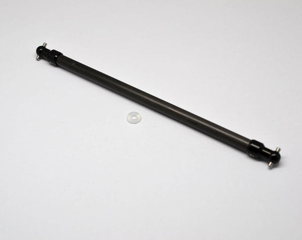 Tamiya TT-02 Graphite Main Shaft With Aluminum Ends - 1Pc Black