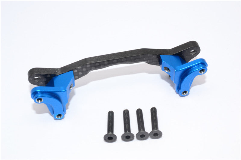 Axial Yeti Graphite + Aluminum Steering Assembly Rod - 1 Set Blue