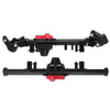 Aluminum Front & Rear Axle Housing For 1/6 RC Crawler Car Axial SCX6 Jeep JLU Wrangler Upgrade Parts - Black