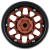 52*28mm Beadlock 1.9" Alloy Wheel Rim Hub for 1/10 RC Crawler Axial SCX10 90046 Traxxas TRX4 Redcat Gen8 - 4Pc Brown