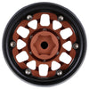 52*28mm Beadlock 1.9" Alloy Wheel Rim Hub for 1/10 RC Crawler Axial SCX10 90046 Traxxas TRX4 Redcat Gen8 - 4Pc Brown