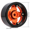 CNC Metal 1.9" Beadlock 5-Spokes Wheel Rim Hub for 1/10 RC Crawler Traxxas TRX4 Axial SCX10 90046 Defender D90 D110 - 4Pc Black