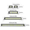 RC Car Bright Light Bar 52mm for 1/10 RC Crawler Car Axial SCX10 90046 Traxxas TRX-4 TAMIYA CC01 D90 Redcat -1 Pc Set