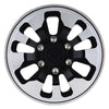 Metal 1.9" Beadlock Wheel Rim 9-Spokes for 1/10 RC Crawler Traxxas TRX4 Axial SCX10 90046 AXI03007 Redcat Gen8 - 4Pc Black