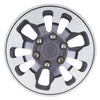 Metal 1.9" Beadlock Alloy Wheel Rim 9-Spokes for 1/10 RC Crawler Traxxas TRX4 Axial SCX10 90046 AXI03007 Redcat Gen8 - 4Pc Gray