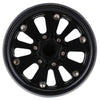 Metal 1.9" Beadlock Wheel Rim 9-Spokes for 1/10 RC Crawler Traxxas TRX4 Axial SCX10 90046 AXI03007 Redcat Gen8 - 4Pc Black