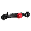 Aluminum Front & Rear Axle Housing For 1/6 RC Crawler Car Axial SCX6 Jeep JLU Wrangler Upgrade Parts - Black