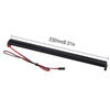 232mm 56 LED Super Bright Roof Light for 1/6 RC Crawler SCX6 Jeep JLU Wrangler Upgrade Parts - 1 Set