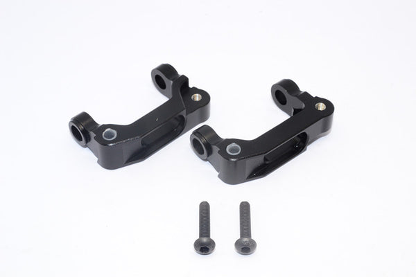 Tamiya M1025 Hummer Aluminum Front C-Hub - 1Pr Set Black