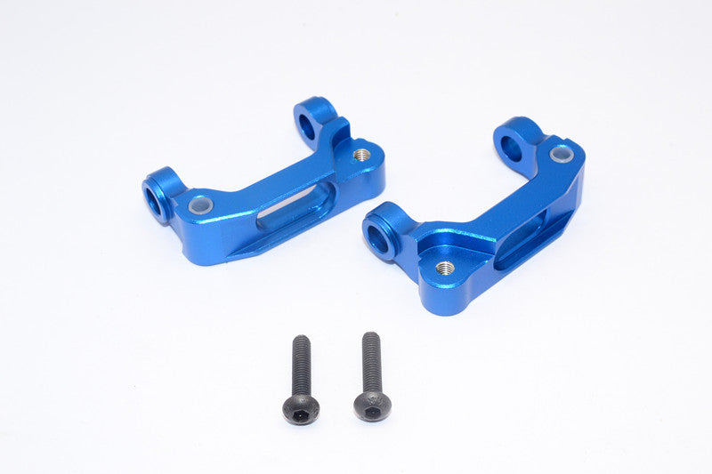 Tamiya M1025 Hummer Aluminum Front C-Hub - 1Pr Set Blue