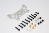 Tamiya M1025 Hummer Aluminum Rear Damper Mount - 1Pc Set Silver