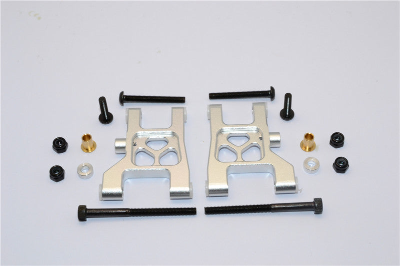 Tamiya M1025 Hummer Aluminum Front Lower Arm - 1Pr Silver