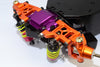 Tamiya M1025 Hummer Aluminum Front Lower Arm - 1Pr Orange