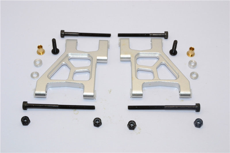 Tamiya M1025 Hummer Aluminum Rear Lower Arm - 1Pr Silver