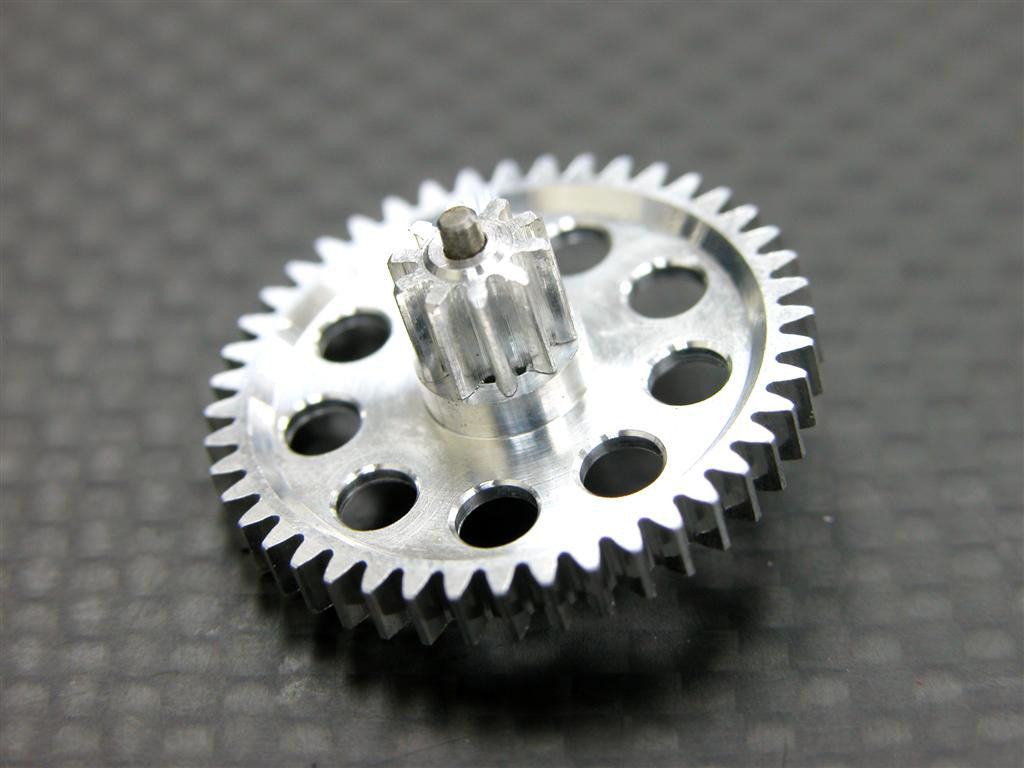 Kyosho Mini-Z Monster Aluminum-7075 Main Gear (Inner-10T, Outer-44T) - 1Pc Silver