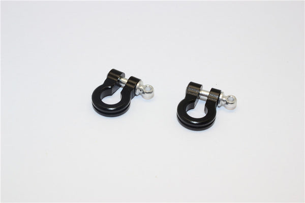 Aluminum Hook For RC Crawler, Jeep, and Truck Models - 2Pcs Set Black