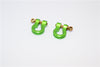 Aluminum Hook For RC Crawler, Jeep, and Truck Models - 2Pcs Set Green