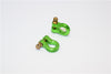 Aluminum Hook For RC Crawler, Jeep, and Truck Models - 2Pcs Set Green