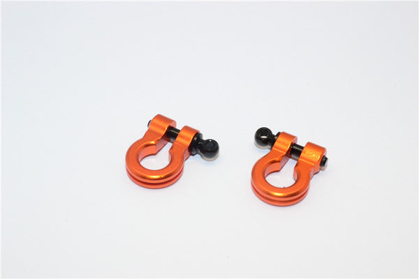 Aluminum Hook For RC Crawler, Jeep, and Truck Models - 2Pcs Set Orange