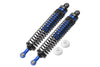 Aluminum 6061-T6 Rear Adjustable Spring Dampers (122mm) For LOSI 1/10 Hammer Rey U4 Rock Racer-LOS03030 Upgrades - Blue