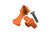 Aluminum Body Shell Lock For 1:10 Traxxas HOSS 4X4 VXL / E-Revo 2.0 VXL / Rustler 4X4 VXL / MAXX - 3Pc Set Orange