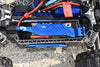 Traxxas Hoss 4X4 VXL (90076-4) Aluminum Battery Hold-Down - 3Pc Set Blue