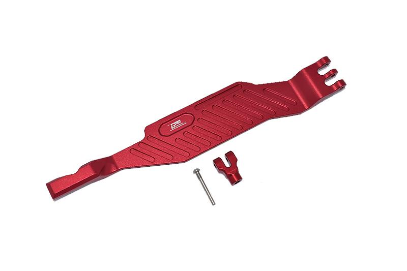 Traxxas Hoss 4X4 VXL (90076-4) Aluminum Battery Hold-Down - 3Pc Set Red