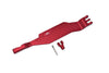 Traxxas Hoss 4X4 VXL (90076-4) Aluminum Battery Hold-Down - 3Pc Set Red