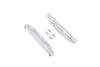 Traxxas Hoss 4X4 VXL (90076-4) Aluminum Chassis Nerf Bars (Silver Inlay Version) - 2Pc Set Silver