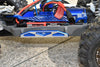 Aluminum Chassis Nerf Bars (Silver Inlay A Version) For Traxxas HOSS 4X4 VXL 90076-4 - 6Pc Set Blue