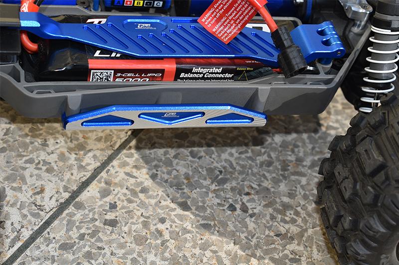 Aluminum Chassis Nerf Bars Silver Inlay A Version For Traxxas