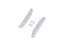 Aluminum Chassis Nerf Bars (Silver Inlay A Version) For Traxxas HOSS 4X4 VXL 90076-4 - 6Pc Set Silver